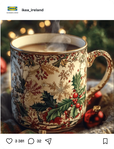 Social media post example